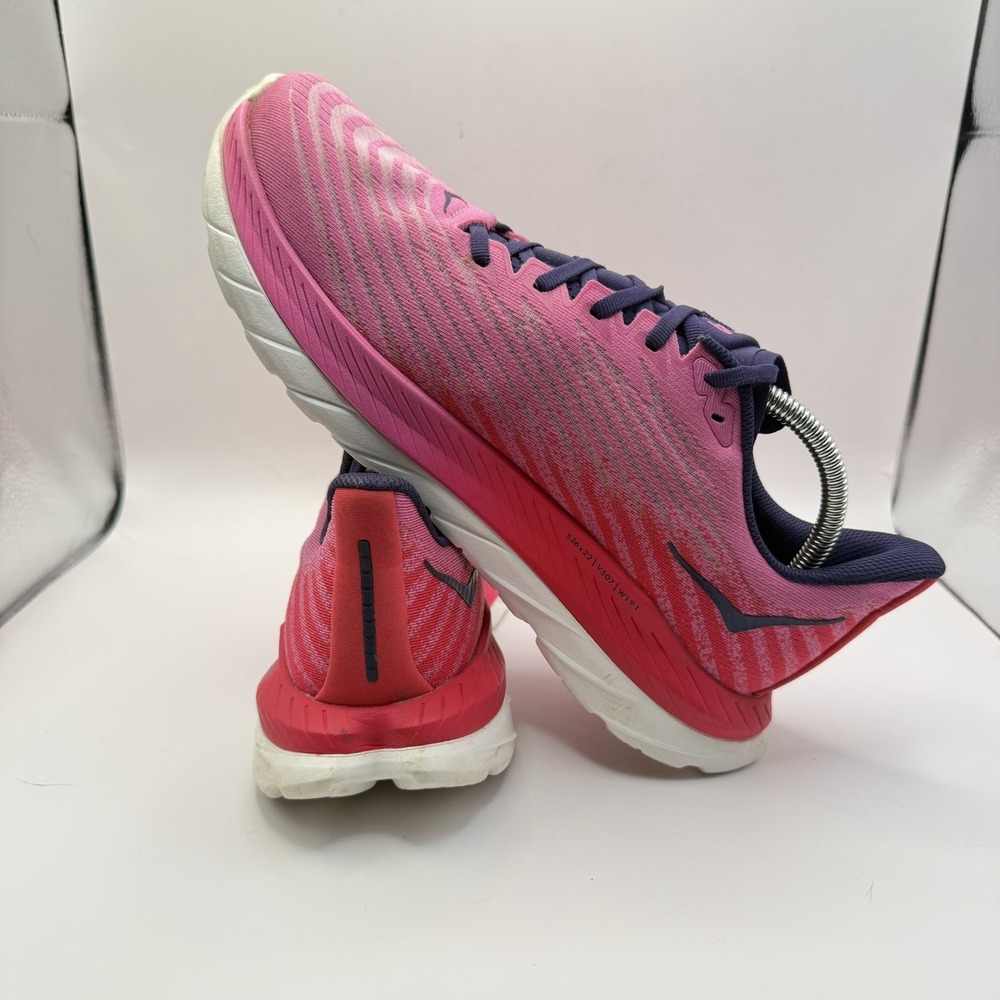 Hoka One One Womens Mach 5 1127894 Pink Running Shoes Sneakers 11 B Raspberry - Picture 7 of 10